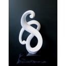 y13554立體雕塑系列-抽象雕塑-問候(白色)